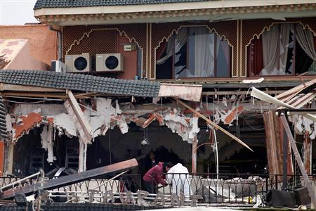 Взрыв в кафе в Марракеше Фото Reuters Взрыв в кафе в Марракеше Фото Reuters
