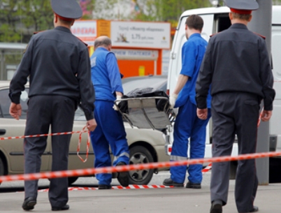 Махачкала. Место убийство Гаруна Курбанова. Махачкала. Место убийство Гаруна Курбанова.