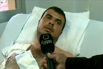 Абу-Хавва дает интервью сирийскому телевидению (фото SANA) Абу-Хавва дает интервью сирийскому телевидению (фото SANA)