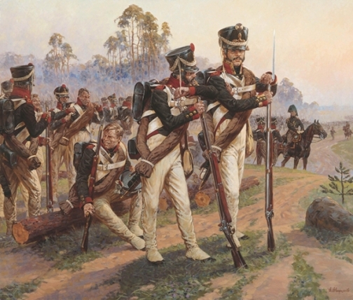 На Западной границе. Июнь 1812 года. Худ. А. Аверьянов. С сайта varvar.ru На Западной границе. июнь 1812 года. Худ. А. Аверьянов