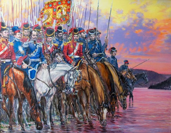 Казаки Платова. Худ. В. Доронин. Казаки Платова. Худ. В. Доронин.