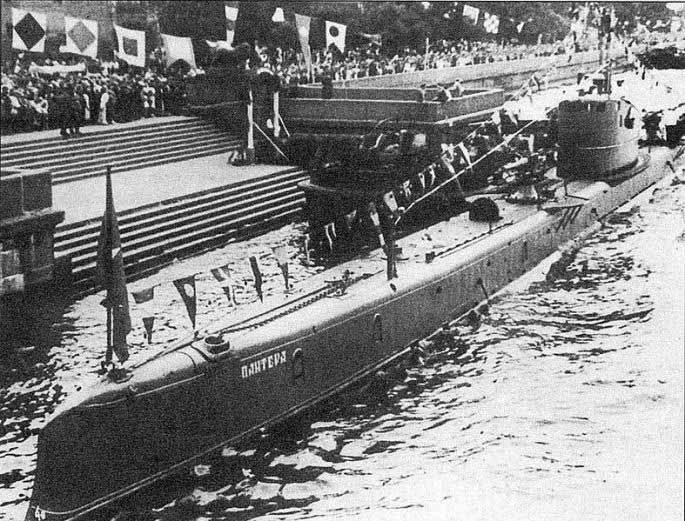 Подводная лодка Комиссар после модернизации в 1935 г.