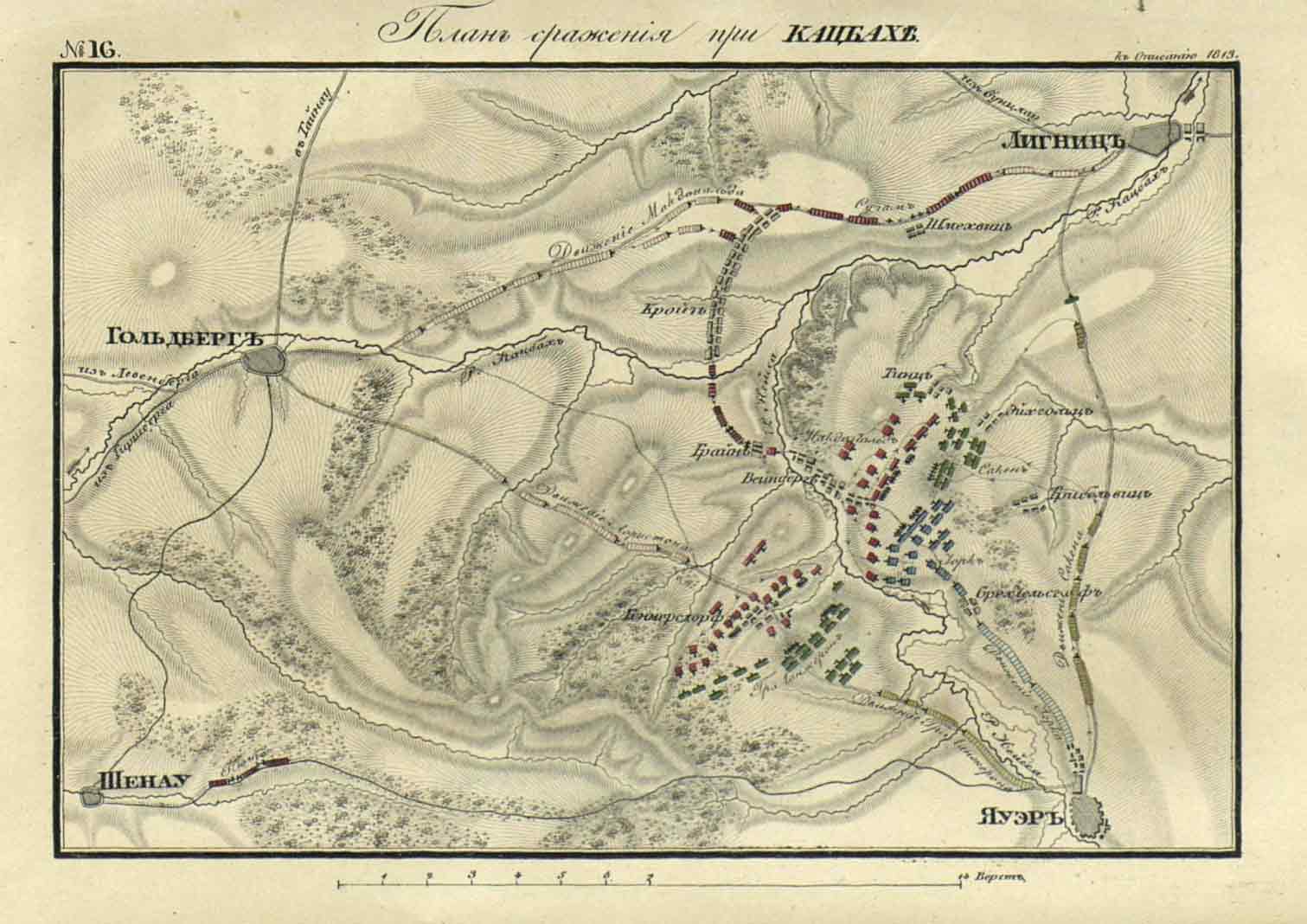 План сражения при Кацбахе 26 августа 1813 года План сражения при Кацбахе 26 августа 1813 года